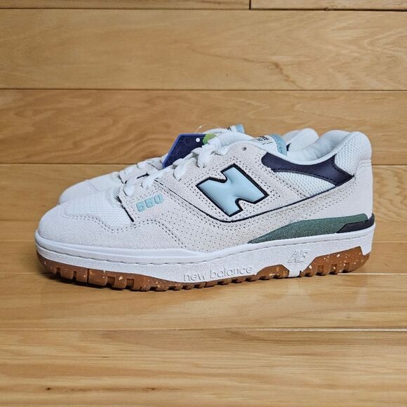 New Balance 550 Sea Salt White Grey Womens Shoe Sneaker BBW550NB - Picture 7 of 11